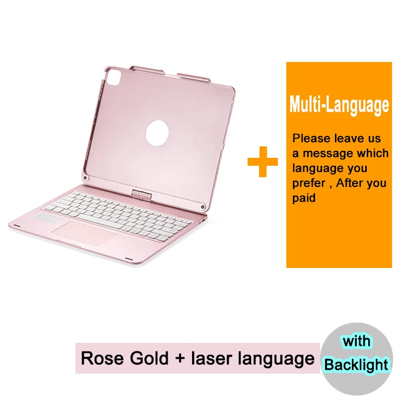 Étui pour clavier magique Bluetooth pour iPad Pro 12.9 2022 2021 2020 2018