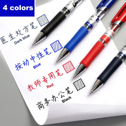 Deli-Ensemble de stylos à bille rétractables Bullet Gel