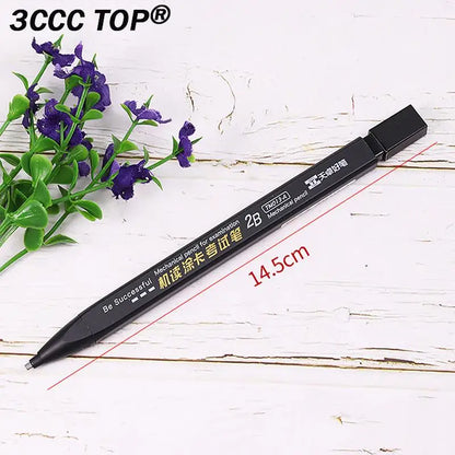 KOQZM - Optique-Crayon mécanique à tête plate, dessin 2B