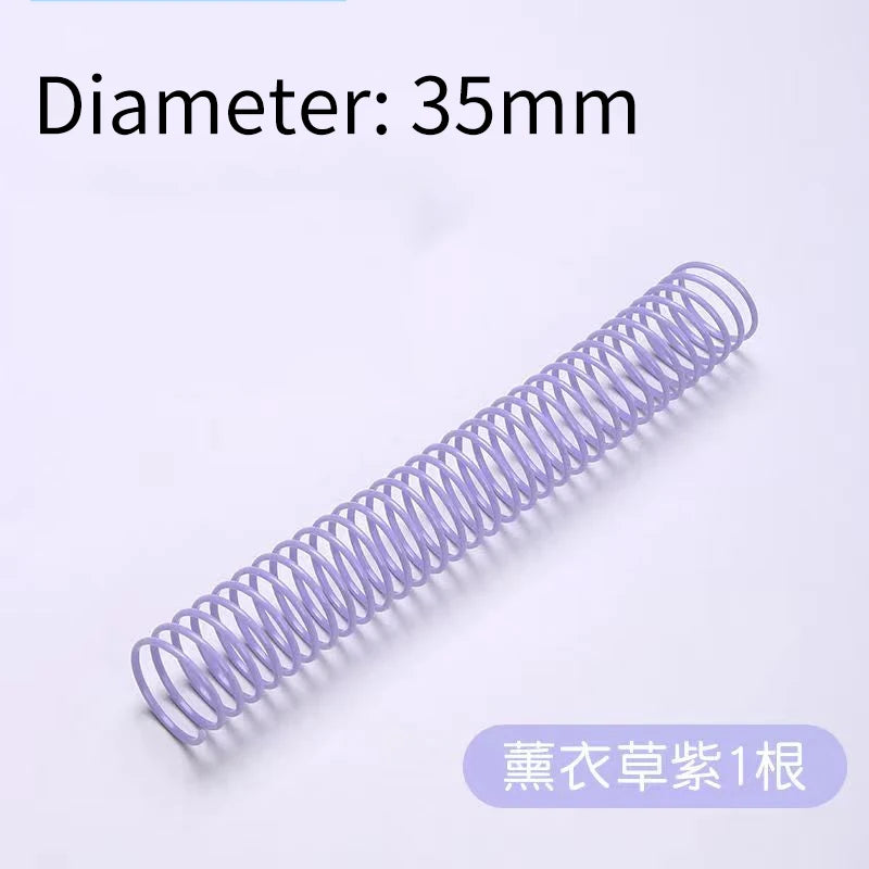 Anneau de reliure en plastique Transparent à feuilles mobiles,