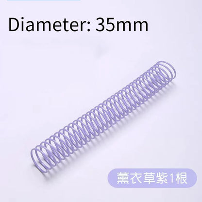 Anneau de reliure en plastique Transparent à feuilles mobiles,