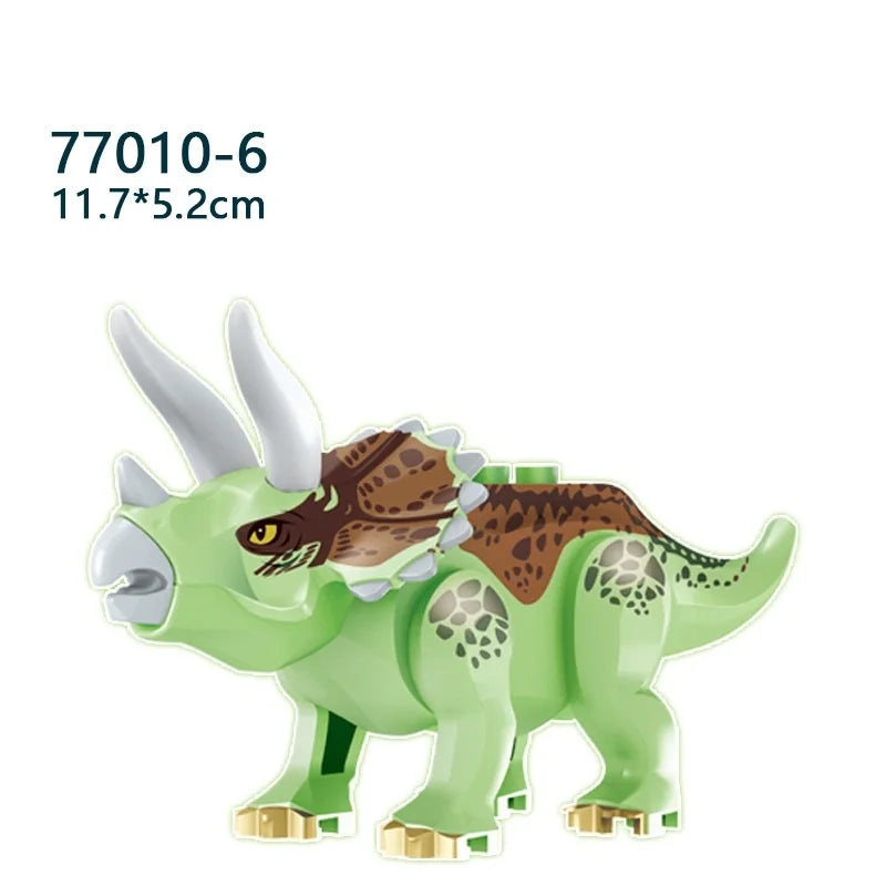 Mini bloc de construction jouet dinosaure jurassique Puzzle Animal tyrannosaure Rex ptérosaure bloc de construction jouet cadeau pour enfants