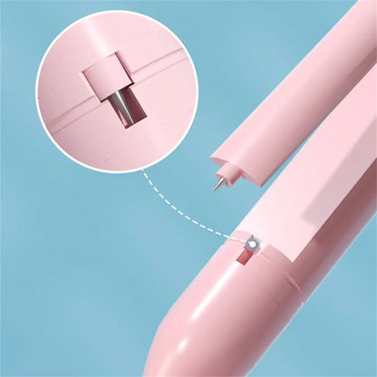 compas de haute précision, règle à crayon, gomme,