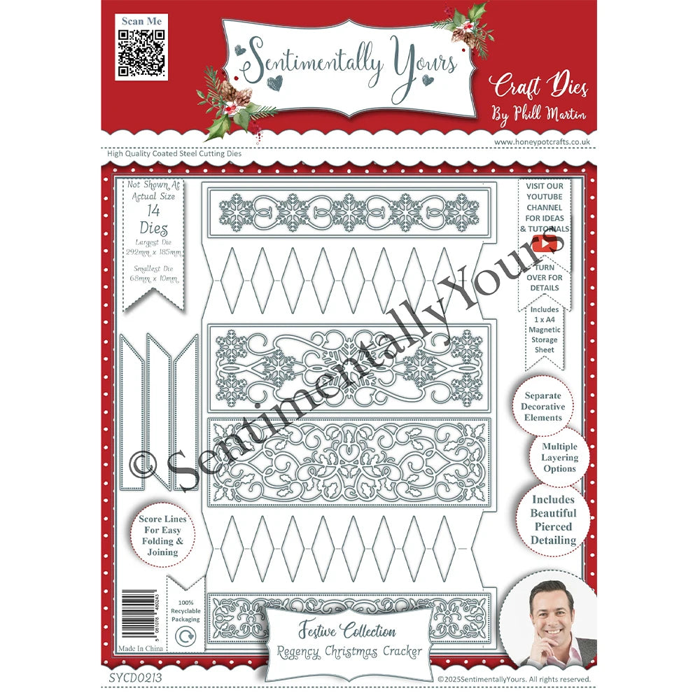 Matrices de découpe en métal craquelin de noël, moule de décoration artisanale, modèle de gaufrage pour Scrapbook, carte de vœux faite à la main, fête 2025