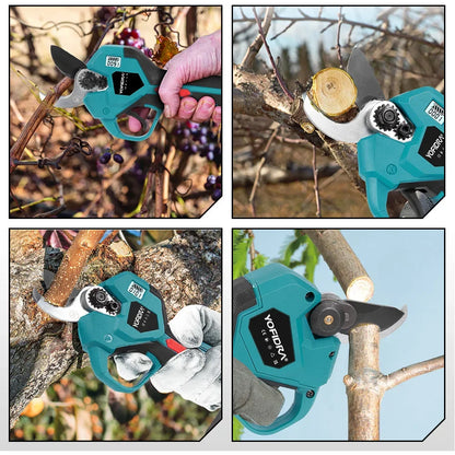 YOFIDRA 38mm cisaille électrique sans brosse 2 vitesses sans fil arbre bonsaï taille ciseaux électriques pour Makita 18V batterie broche