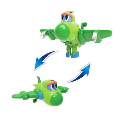 Min Gogo Dino ABS déformation voiture/avion figurines REX/PING/VIKI/TOMO Transformation dinosaure jouets pour enfants cadeau