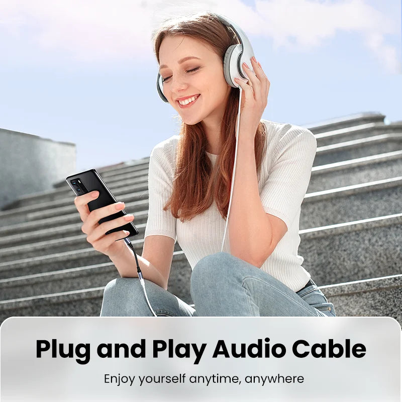 UGREEN-Câble USB Type-C vers 3.5mm pour écouteurs