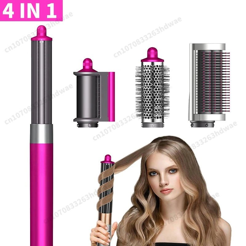 Ensemble de coiffure 6 en 1, sèche-cheveux 220V, brosse à Air chaud pour bouclage automatique, outils de coiffure à ions négatifs, meilleur cadeau pour femmes
