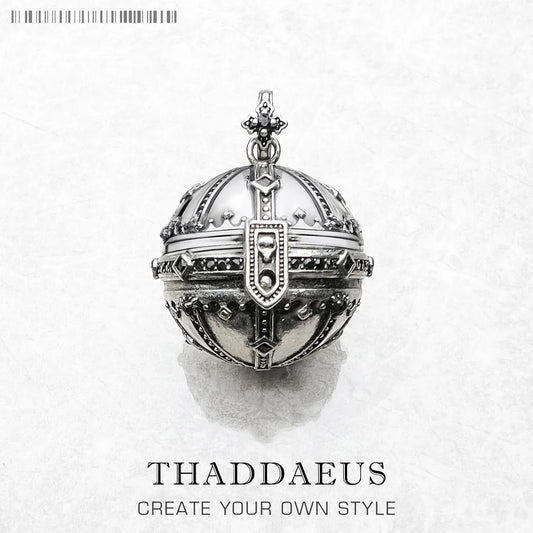 Pendentif Kingdom Of Dreams Orb pour hommes et femmes, bijoux de marque, accessoires européens, argent regardé 925, cadeau rebelle vintage