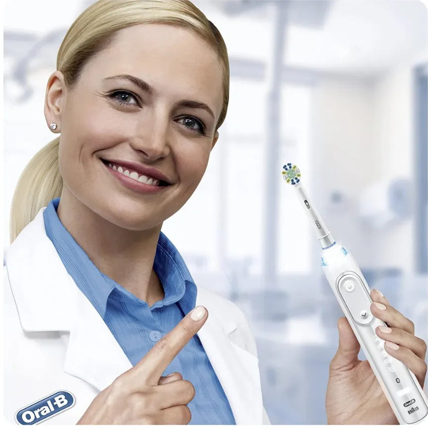 Têtes de rechange pour brosse à dents électrique Oral-B FlossAction, soins quotidiens, aste, 5 pièces par paquet