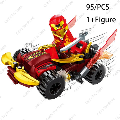 Nouveau Ninja Legacy Kai Jay Zane Lloyd moteur moto blocs de construction briques Mech Robot classique film modèle jouets pour enfants cadeaux