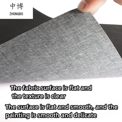Toile de peinture à l'huile noire professionnelle, 1m/5m, pour peinture à l'huile, Pigments acryliques et fournitures artistiques, création artistique