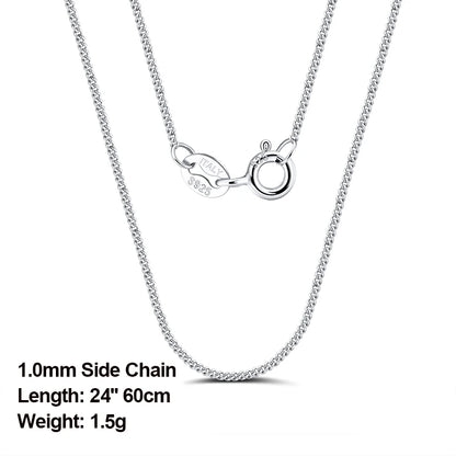 ORSA JEWELS véritable 925 collier en argent Sterling Figaro joint torique chaîne de cou torsadé serpent barre singapour boîte chaîne collier femmes 1