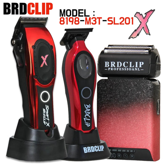 Tondeuse à cheveux électrique professionnelle, moteur sans balais, 7200 tr/min, rasoir électrique 7200 tr/min, 7500 tr/min, ensemble de machines de salon de coiffure