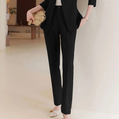 Zihong – costume gris pour femmes, Collection d'automne, haut de gamme, à la mode, élégant, ensemble pantalon, origine chinoise continentale, nouvelle collection 2023