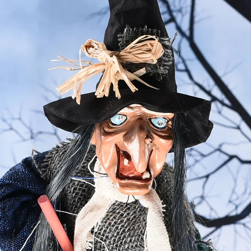 Décor fantôme de sorcière d'halloween, pendentif d'horreur, accessoires de farces scintillants, jouets électriques, maison hantée, Club, maison, décoration de fête d'halloween