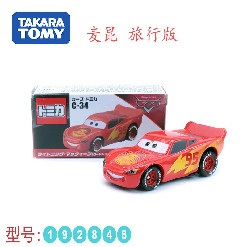 Tomy Tomica-Modèle de véhicule édition spéciale pour garçons, jouets moulés sous pression, voiture Tokyo, McQueen, Mater, Finn, McMissile, cadeau de collection, 1/64