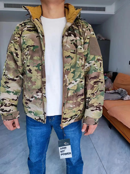 Veste d'hiver de niveau 7, doudoune tactique militaire pour hommes, coupe-vent chaud et imperméable, manteau Parkas de chasse et de randonnée, armée