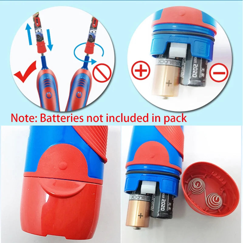 Oral-B-Brosse à dents électrique pour enfants, poils souples, tête de brosse de résubdivision, 2 fonctions d'apprentissage, enfants de 5 ans et plus