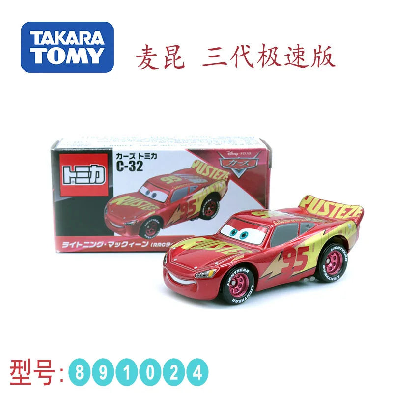 Tomy Tomica-Modèle de véhicule édition spéciale pour garçons, jouets moulés sous pression, voiture Tokyo, McQueen, Mater, Finn, McMissile, cadeau de collection, 1/64