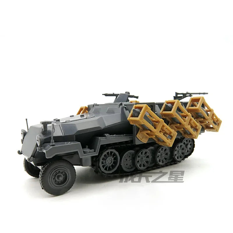 Jouet de voiture militaire pour garçon, véhicule blindé de lancement de fusée, assemblage en plastique 4D, kits de modèles, WWII Stuka Zu Fuss, 1/72