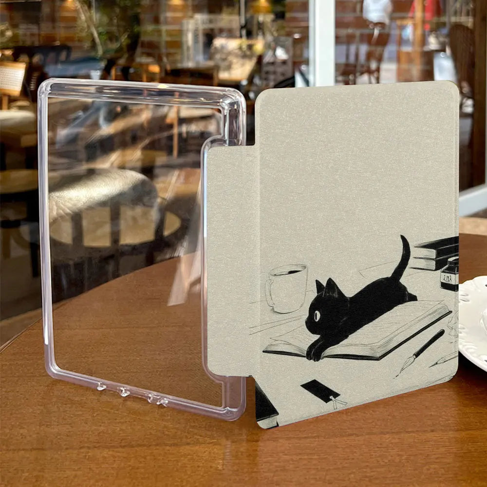 Étui Kindle coque arrière en acrylique avec dragonne