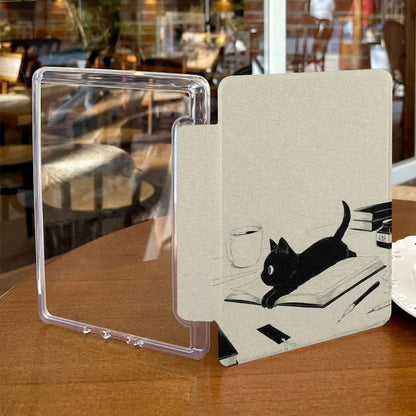 Étui Kindle coque arrière en acrylique avec dragonne