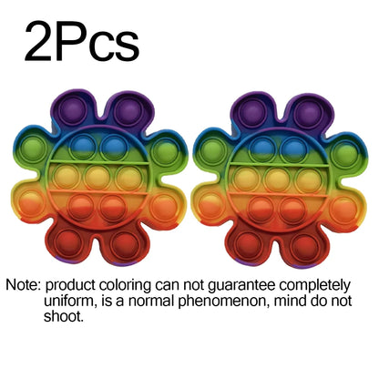 Jouets sensoriels à bulles, 2 pièces, pour autisme, besoins spéciaux, anti-Stress, décompression, jouets pour enfants