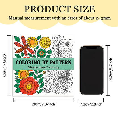 COLORING PAR PATTERN pour adultes Livre de dessin intéressant Cadeau parfait pour la fête et l'anniversaire (Livre de coloriage sans stress)