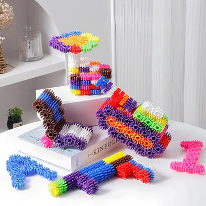 420 blocs de construction ronds bricolage, briques de personnages, jouets éducatifs et créatifs pour enfants, cadeaux de bricolage pour enfants