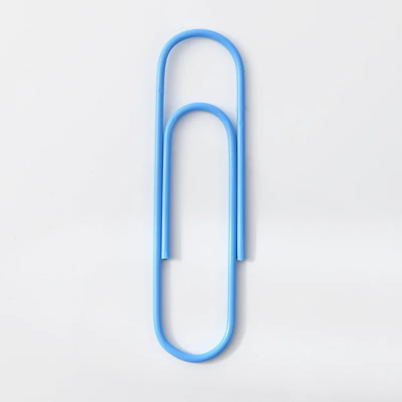 6 pièces Super grand trombone 10 cm 4 pouces couleurs assorties Jumbo grands clips de papeterie, grands Clips de documents de Journal géants