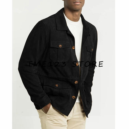Vestes tendance décontractées en daim pour hommes, costumes élégants pour hommes, costume Social pour hommes, blazer Blaser pour hommes, mariage formel