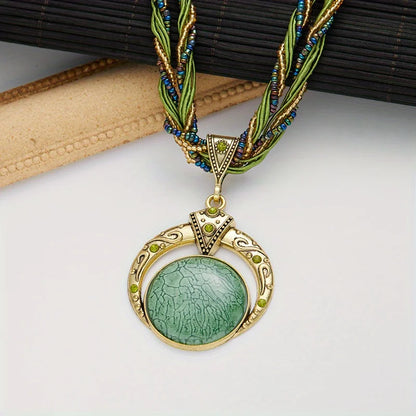 Collier pendentif de Style ethnique Vintage, 1 pièce, bijoux, cadeau de fête