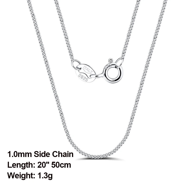 ORSA JEWELS véritable 925 collier en argent Sterling Figaro joint torique chaîne de cou torsadé serpent barre singapour boîte chaîne collier femmes 1