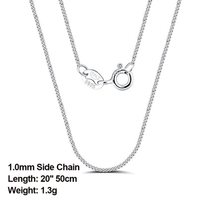 ORSA JEWELS véritable 925 collier en argent Sterling Figaro joint torique chaîne de cou torsadé serpent barre singapour boîte chaîne collier femmes 1