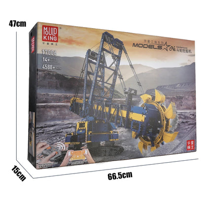 MOLD KING-Jouets de voiture techniques pour enfants, The Andrea & RC Hurized E27 Wheel EbModel importer décennie ks Bricks, Christmas Gift, 17006