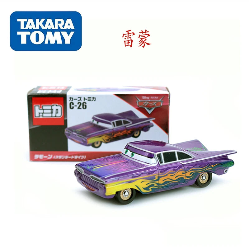 Tomy Tomica-Modèle de véhicule édition spéciale pour garçons, jouets moulés sous pression, voiture Tokyo, McQueen, Mater, Finn, McMissile, cadeau de collection, 1/64