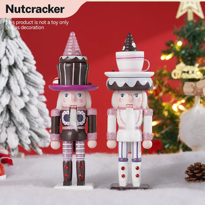 Soldat Casse-Noisette De Noël Pour Enfants, Gâteau Crème, Artisanat En Bois, Marionnette, Beurre, Ornement De Bureau, Nouvel An, Décoration De La Maison, Cadeau