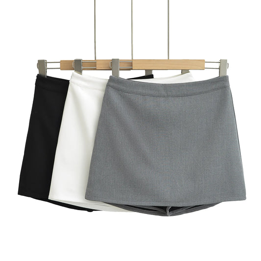 Mini jupes noires pour femmes, vêtements d'été, jupe crayon, mode coréenne, micro jupe japonaise Kawaii avec short, 2024