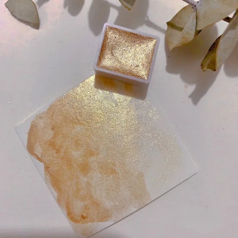 Ensemble de pigments d'interconnexion nacrés monochromes, fournitures d'art et de peinture, peinture à ongles, pigment décoratif solide, 2ml, 36 documents