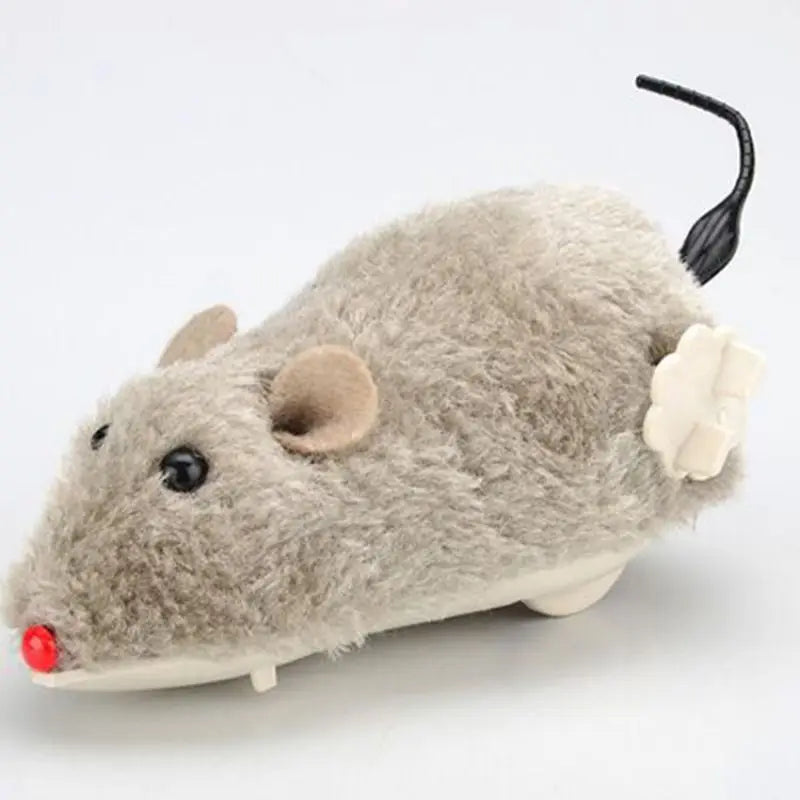 Souris en peluche réaliste et amusante, jouet pour chats