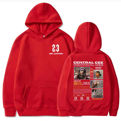 Central Cee-Sweats à capuche College, manches longues, pulls à capuche, streetwear, impression évasée, vêtements de mode, unisexe, CAN'T RUSH GREATNESS
