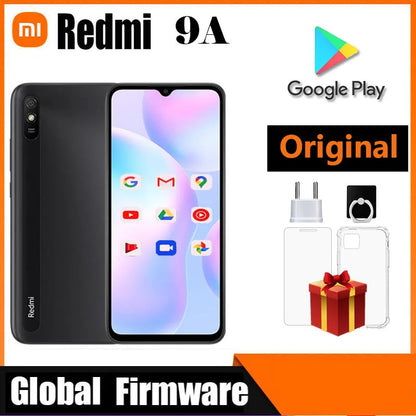 Xiaomi Redmi 9A  4G celular 4GB 64GB 5000mAh 13MP MTK Helio G25 téléphone utilisé
