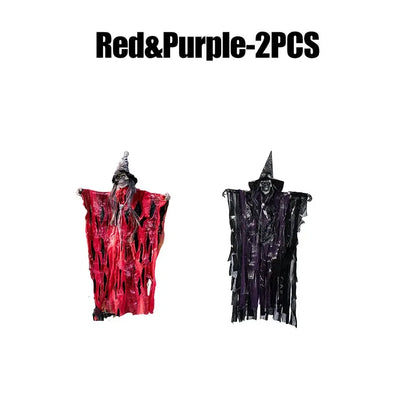 Pendentif Effrayant à Commande Vocale pour Halloween, Crâne, Fantôme, Ornements pour Pelouse, Jardin, ix, Accessoires de Décoration de Maison Hantée