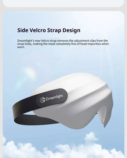 Dreamlight 4S Pro génération masque pour les yeux relaxant à ombrage complet masque de sommeil bloquer la lumière pour aide au sommeil masque pour les yeux en soie Pure douce
