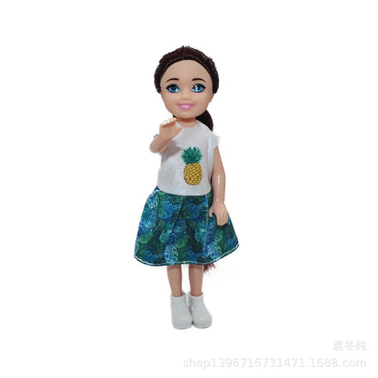 Accessoires de poupée Mini Kelly de 5 pouces, vêtements de poupée Chelsea à la mode, tenues de fête, jouets pour enfants filles, cadeau d'anniversaire