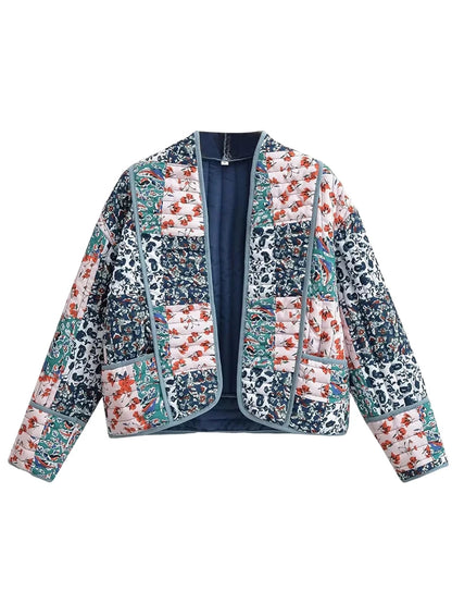 Q B ARISTOCRATIC Modèle: K552 Veste Femmes Imprimé Floral