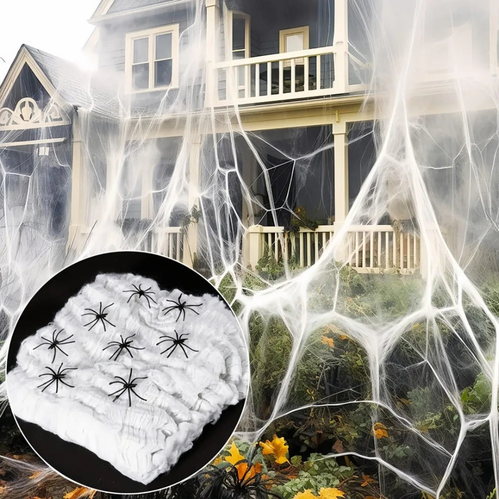Toile d'araignée simulée pour Festival fantôme d'Halloween, pour décorer des pièces secrètes dans des maisons hantées, KTV, centres commerciaux, horreur