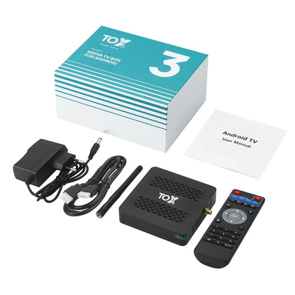 TOBERY Amlogic S905Tage Smart TV Box Android 11 4GB/32GB 2 Steroids R 1000M Wifi BT4.1 Support AV1 4K Set Top Box Wholesale