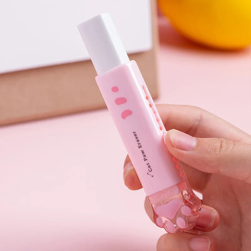 Gommes en caoutchouc patte de chat, 1 pièce,